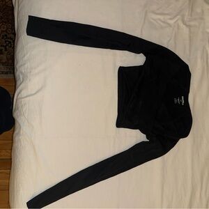 Adanola Black Long Sleeve Top